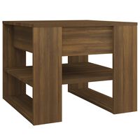 vidaXL Couchtisch Braun Eichen-Optik 55,5x55x45 cm Holzwerkstoff