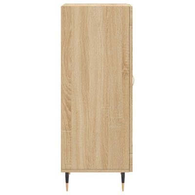 vidaXL Sideboard Sonoma-Eiche 34,5x34x90 cm Holzwerkstoff