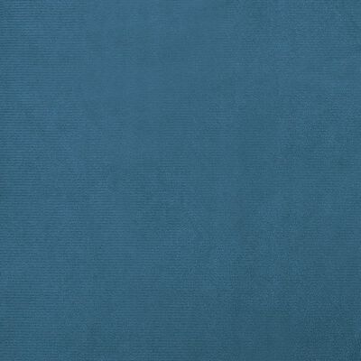 vidaXL Kindersofa Blau 90x53x30 cm Samt