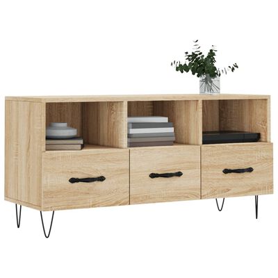 vidaXL TV-Schrank Sonoma-Eiche 102x36x50 cm Holzwerkstoff