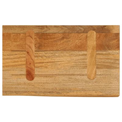 vidaXL Tischplatte mit Baumkante 50x20x3,8 cm Massivholz Mango