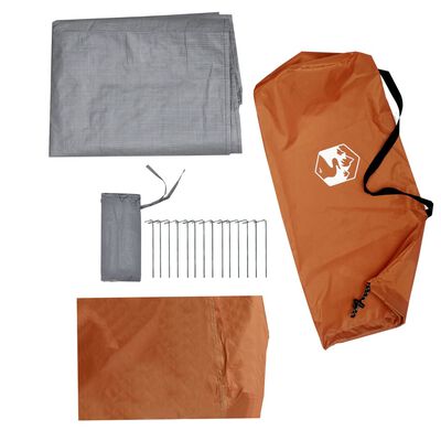 vidaXL Tipi-Campingzelt 1 Person Orange Wasserdicht