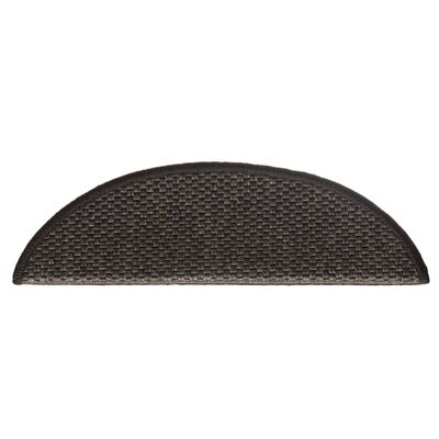 vidaXL Treppenmatten Selbstklebend Sisal 15 Stk. 56x17x3 cm Anthrazit