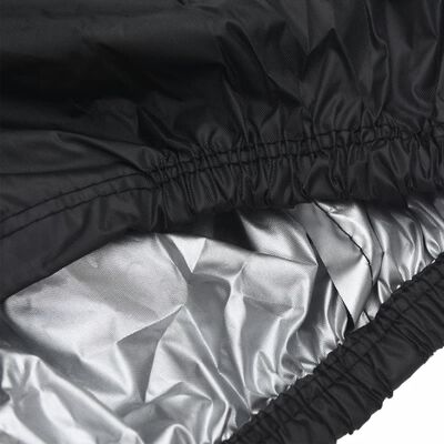 vidaXL Motorrad-Abdeckungen 2 Stk. 295x110x140 cm 210D Oxford-Gewebe