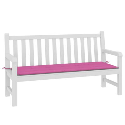 vidaXL Gartenbank-Auflage Rosa 150x50x3 cm Oxford-Gewebe