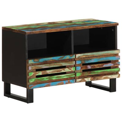 vidaXL TV-Schrank 70x34x46 cm Massivholz Akazie