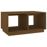 vidaXL Couchtisch Honigbraun 80x50x40 cm Massivholz Kiefer