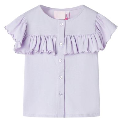 Kinder-T-Shirt Lila 116