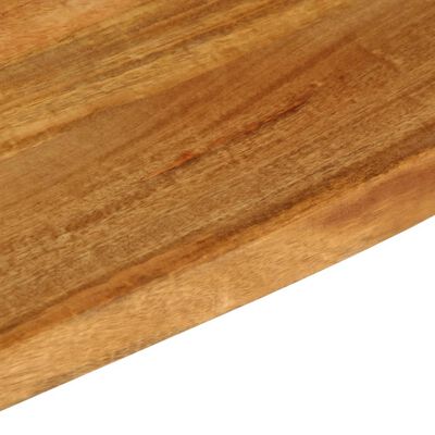 vidaXL Tischplatte mit Baumkante 110x30x2,5 cm Massivholz Mango