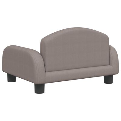 vidaXL Hundebett Taupe 50x40x30 cm Stoff