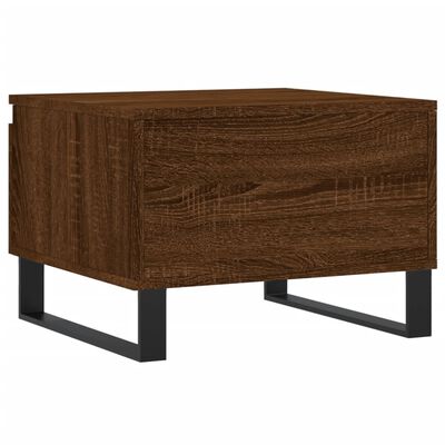 vidaXL Couchtische 2 Stk. Braun Eichen-Optik 50x46x35 cm Holzwerkstoff