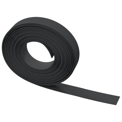 vidaXL Rasenkanten 4 Stk. Schwarz 10 m 10 cm Polyethylen