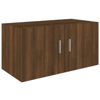 vidaXL Wandschrank Braun Eichen-Optik 80x39x40 cm Holzwerkstoff