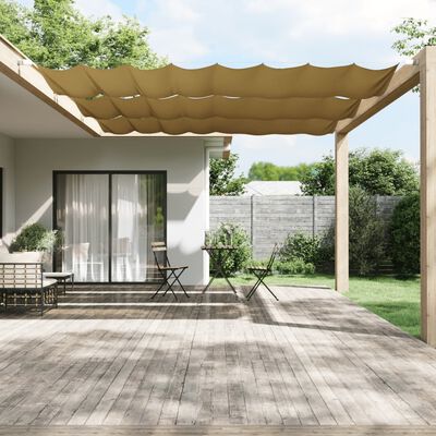 vidaXL Senkrechtmarkise Beige 140x800 cm Oxford-Gewebe