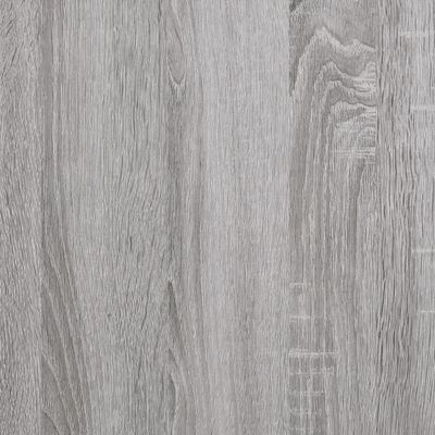 vidaXL Wandregale 4 Stk. Grau Sonoma 80x40x1,5 cm Holzwerkstoff