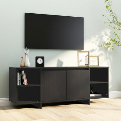 vidaXL TV-Schrank Schwarz 130x35x50 cm Holzwerkstoff