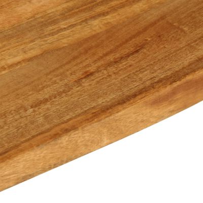 vidaXL Tischplatte mit Baumkante 110x30x3,8 cm Massivholz Mango