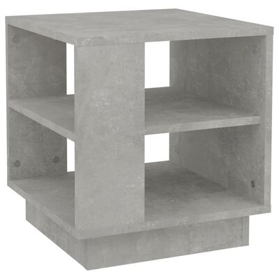 vidaXL Couchtisch Betongrau 40x40x43 cm Holzwerkstoff