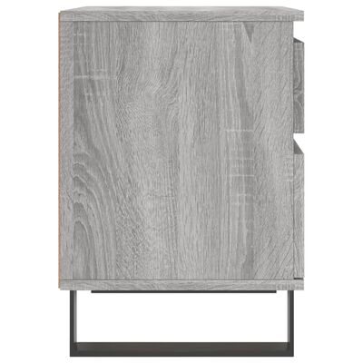 vidaXL Nachttische 2 Stk. Grau Sonoma 40x35x50 cm Holzwerkstoff