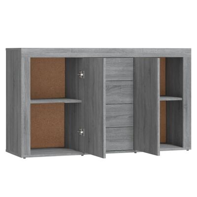 vidaXL Sideboard Grau Sonoma 120x36x69 cm Holzwerkstoff