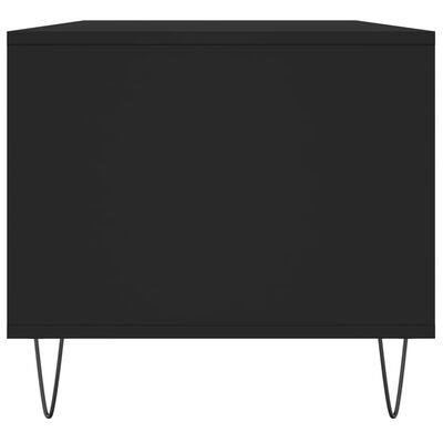 vidaXL Couchtisch Schwarz 90x49x45 cm Holzwerkstoff