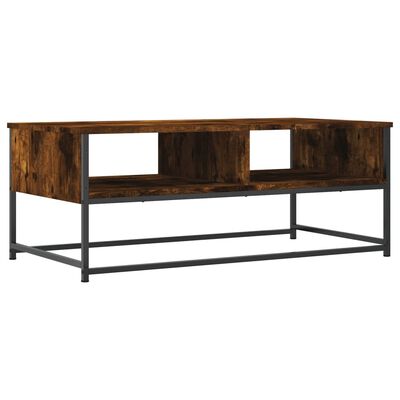 vidaXL Couchtisch Räuchereiche 100x51x40 cm Holzwerkstoff