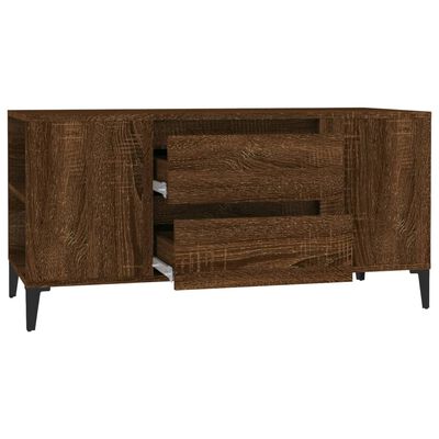 vidaXL TV-Schrank Braun Eichen-Optik 102x44,5x50 cm Holzwerkstoff