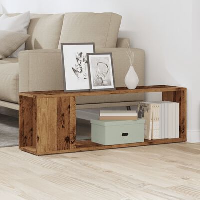 vidaXL TV-Schrank Altholz-Optik 100x24x32 cm Holzwerkstoff