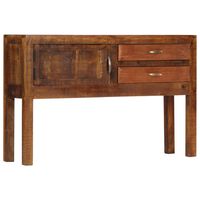 vidaXL Sideboard 118x30x75 cm Massivholz Mango