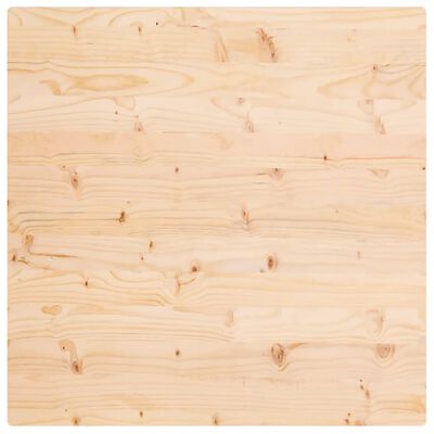 vidaXL Tischplatte 90x90x2,5 cm Massivholz Kiefer Quadratisch