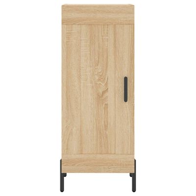 vidaXL Highboard Sonoma-Eiche 34,5x34x180 cm Holzwerkstoff