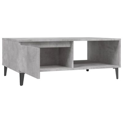 vidaXL Couchtisch Betongrau 90x60x35 cm Holzwerkstoff