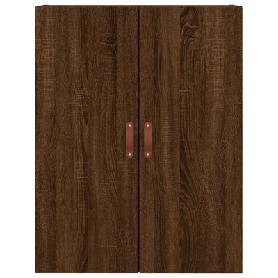 vidaXL Wandschrank Braun Eichen-Optik 69,5x34x90 cm