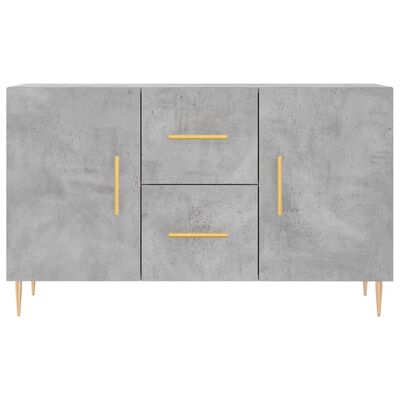 vidaXL Sideboard Betongrau 100x36x60 cm Holzwerkstoff