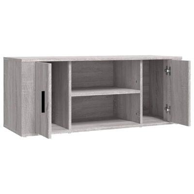 vidaXL TV-Schrank Grau Sonoma 100x35x40 cm Holzwerkstoff