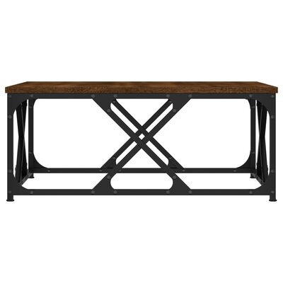 vidaXL Couchtisch Braun Eichen-Optik 70x70x30 cm Holzwerkstoff