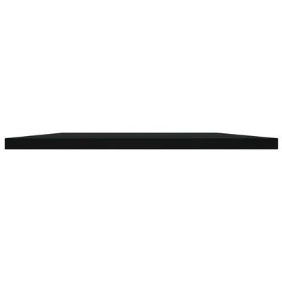 vidaXL Bücherregal-Bretter 4 Stk. Schwarz 100x40x1,5 cm Holzwerkstoff