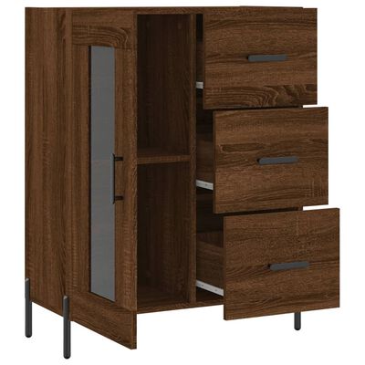 vidaXL Sideboard Braun Eichen-Optik 69,5x34x90 cm Holzwerkstoff