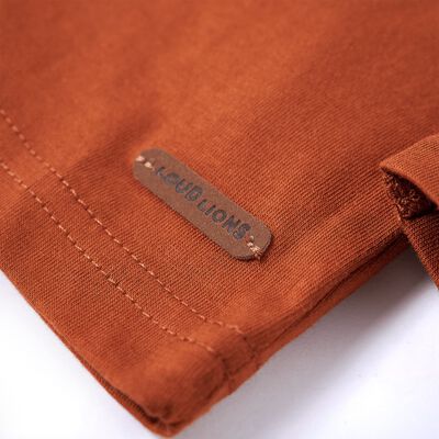 Kinder-Langarmshirt Dunkelorange 116