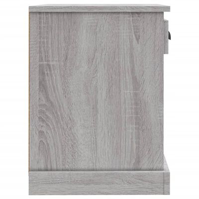 vidaXL Nachttische 2 Stk. Grau Sonoma 43x36x50 cm