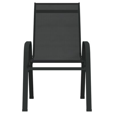 vidaXL 3-tlg. Garten-Bistro-Set Schwarz