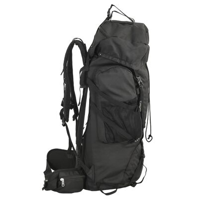 vidaXL Wanderrucksack Schwarz 60 L Oxford-Gewebe