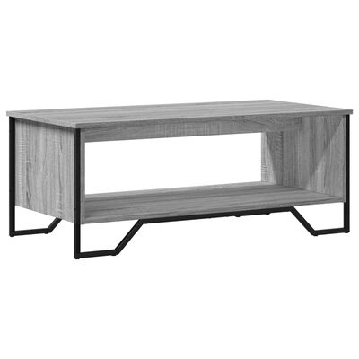 vidaXL Couchtisch Grau Sonoma 100x51x40 cm Holzwerkstoff