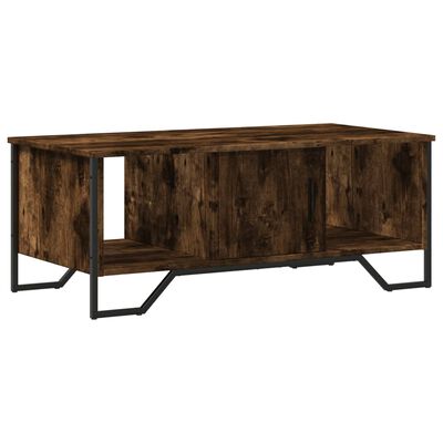 vidaXL Couchtisch Räuchereiche 100x51x40 cm Holzwerkstoff