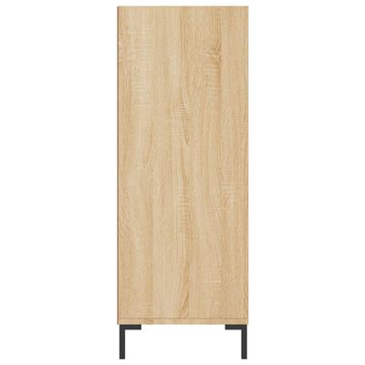 vidaXL Bücherregal Sonoma-Eiche 69,5x32,5x90 cm Holzwerkstoff