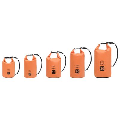 vidaXL Trockensack Orange 30 L PVC