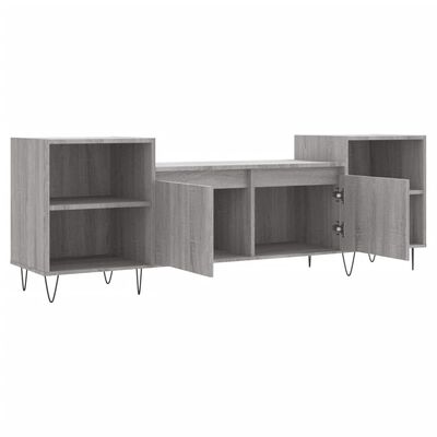 vidaXL TV-Schrank Grau Sonoma 160x35x55 cm Holzwerkstoff