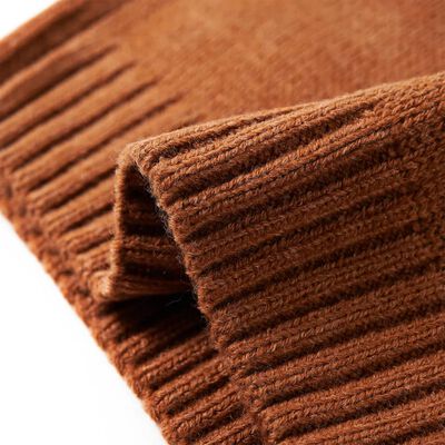 Kinderpullover Gestrickt Cognac 140