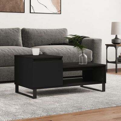 vidaXL Couchtisch Schwarz 100x50x45 cm Holzwerkstoff