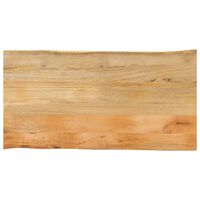vidaXL Tischplatte mit Baumkante 100x60x3,8 cm Massivholz Mango